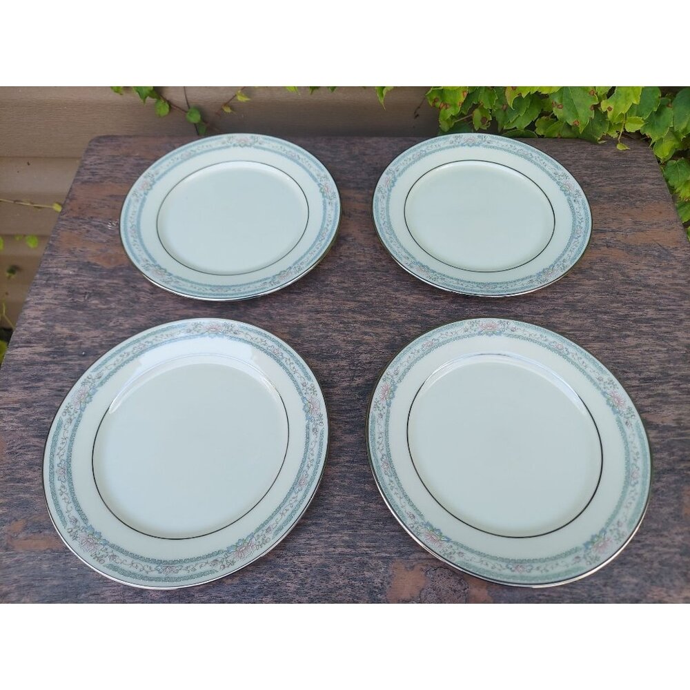 4 Lenox Charleston 6 1/2" Bread & Butter Plates EUC